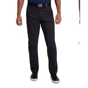 Haggar Textured JCQRD Straight Fit The Active Series Pant 40W x 29L NWT